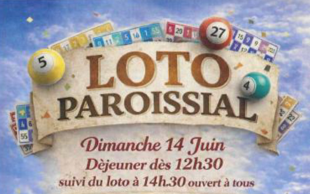 Grand loto paroissial à Vert-le-Grand