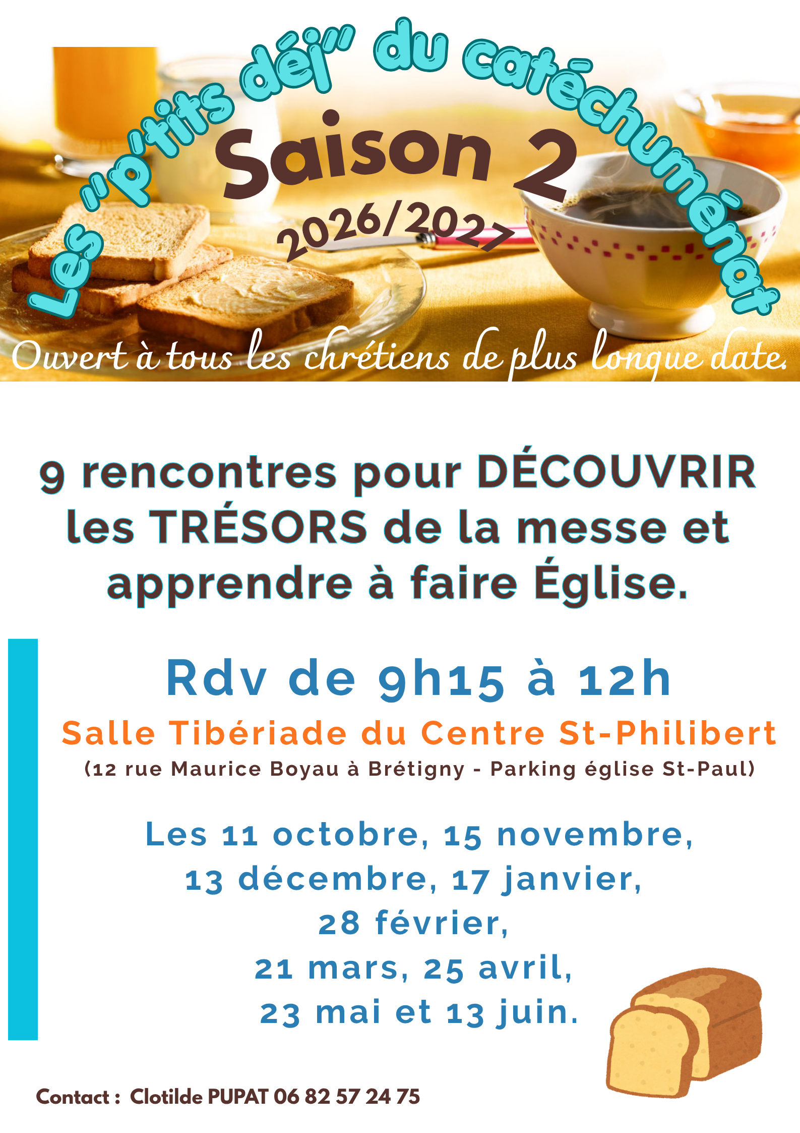 Les p'tits déj du Catéchuménat
